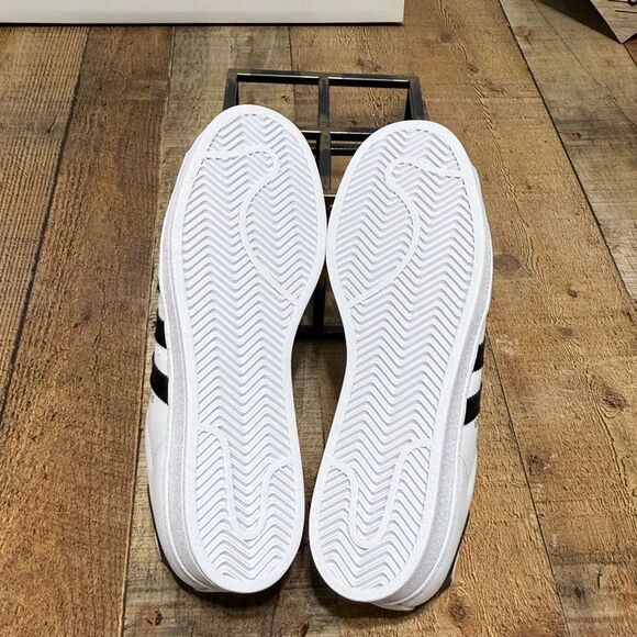 ADIDAS SUPERSTAR ADV SHOES W GOLD TREFOIL LOGO NWT - Picture 10 of 13